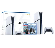 Konsole Playstation - Sony PlayStation 5 Slim D Chassis PS5 1TB z napędem + God of War + God of War Ragnarok - miniaturka - grafika 1