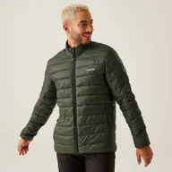 Kurtki i kamizelki sportowe męskie - Regatta Kurtka męska przejściowa ocieplana pikowana Marizion Zielony, Rozmiar: S - miniaturka - grafika 1