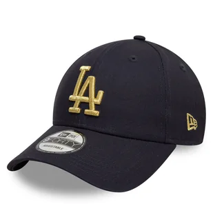 Czapka z daszkiem New Era LA Dodgers Metallic 9FORTY 60595193 Granatowy - Czapki damskie - miniaturka - grafika 1