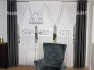 Firany - Panel do salonu długi, firany panele, firana panele, panel okienny - miniaturka - grafika 1