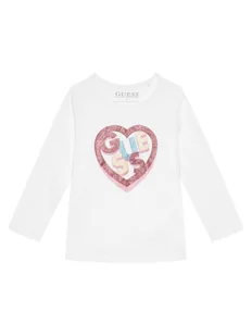 Guess Bluzka K5BI12 J1314 Biały Regular Fit - Bluzki damskie - miniaturka - grafika 1