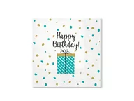 Dekoracje i nakrycia stołu na imprezę - PAW Serwetki urodzinowe Happy Birthday - 33 cm - 20 szt. TL702900 - miniaturka - grafika 1