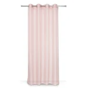 Firany - Firana na przelotkach 140 x 240 cm różowa - miniaturka - grafika 1