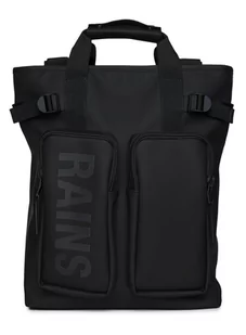 Plecak Miejski Rains Texel Tote Backpack - Black - Plecaki szkolne i tornistry - miniaturka - grafika 1