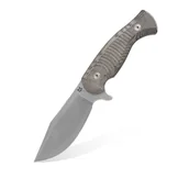 Noże - Nóż FOX Knives Eastwood Tiger FX-106 MIOD Stonewashed Niolox OD Green Canvas Micarta Kydex by Gudy van Poppel - miniaturka - grafika 1