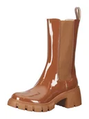 Botki damskie - Steve Madden Skórzane sztyblety w kolorze jasnobrązowym - miniaturka - grafika 1