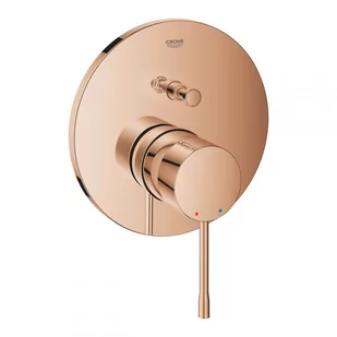 Grohe ESSENCE WANNOWO PRYSZNICOWA RÓŻOWY ZŁOTY 24058DA1 24058DA1 - Baterie wannowe i prysznicowe - miniaturka - grafika 1