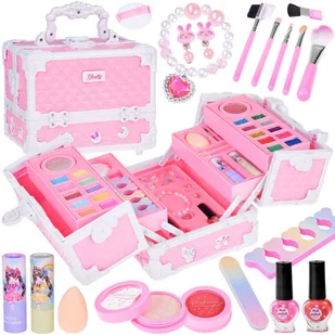 Zestaw Do Makijażu Kuferek Kosmetyki Dla Dziewczynki - Zabawki kreatywne - miniaturka - grafika 1
