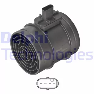Przepływomierz masowy powietrza Delphi AF10724-12B1 - Przepływomierze - miniaturka - grafika 1