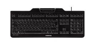 CHERRY KC 1000 SC klawiatura USB QWERTY British English Czarny JK-A0100GB-2 - Klawiatury - miniaturka - grafika 1