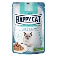 Mokra karma dla kotów - HAPPY CAT Care mokra karma dla dorosłych kotów, żołądek i jelita, mięso w sosie 20x85 g - miniaturka - grafika 1