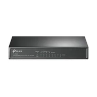 Pozostałe akcesoria sieciowe - TP-Link TL-SF1008P Nie zarządzany Fast Ethernet (10/100) Obsługa PoE Czarny - miniaturka - grafika 1