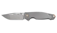 Noże - Nóż składany Viper Katla Grey Titanium 3D, Stonewashed M390 by Jesper Voxnæs (V5982TI3D) - miniaturka - grafika 1