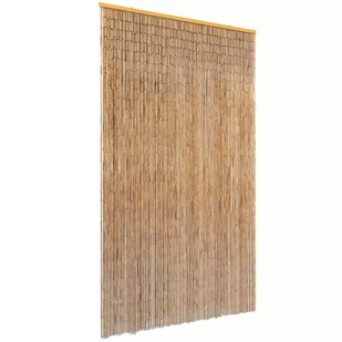 vidaXL Zasłona na drzwi, bambusowa, 120 x 220 cm vidaXL - Akcesoria do okien - miniaturka - grafika 1
