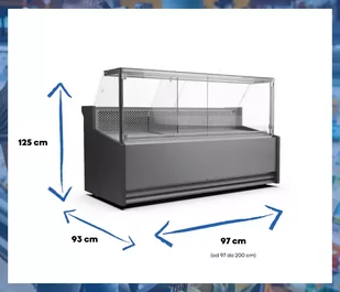 Lada chłodnicza DOROTEA D 1330 dynamiczna - Szafy i witryny chłodnicze Lada chłodnicza DOROTEA D 1330 dynamiczna - Szafy i witryny chłodnicze - miniaturka - grafika 1