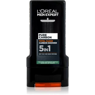 L'Oréal Paris Men Expert Pure Carbon 5in1 Żel pod prysznic dla mężczyzn 300 ml - Żele pod prysznic dla mężczyzn - miniaturka - grafika 1