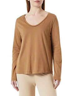 s.Oliver T-shirt damski z długim rękawem, brązowy, 40 - Koszulki i topy damskie - miniaturka - grafika 1