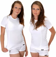 Koszulki sportowe damskie - COOL T-shirt z krótkim rękawem - damski .XS .biały - miniaturka - grafika 1