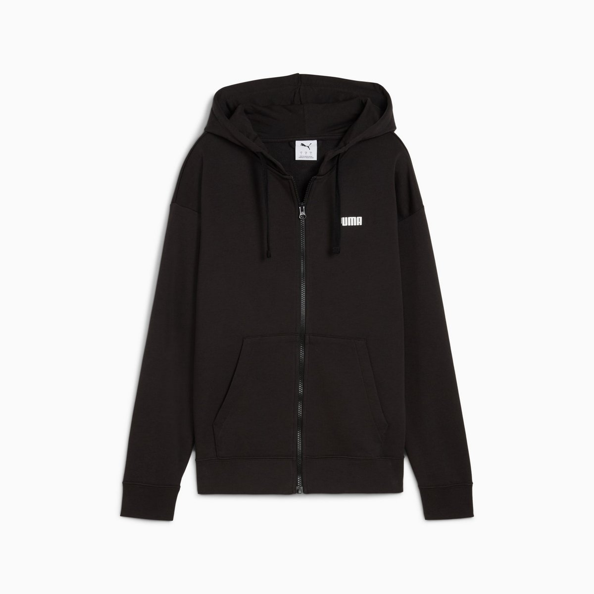Bluza z kapturem damska Puma ESS SMALL LOGO FZ TR czarna 68832701 r XS