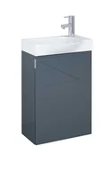 Szafki łazienkowe - Elita Ravell Szafka z umywalką 45 Anthracite 166240  166240 - miniaturka - grafika 1