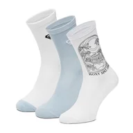 Skarpetki damskie - ROXY AS_ROXY_05W_SS25 (3-PACK) Biały - miniaturka - grafika 1