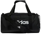 Torby męskie - Torba adidas Linear Duffel S JE8343 - czarna - miniaturka - grafika 1