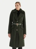 Płaszcze damskie - Guess Płaszcz przejściowy W5BL25 W2672 Zielony Regular Fit - miniaturka - grafika 1