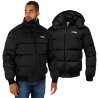 Odzież taktyczna i umundurowanie - Kurtka z kapturem Pit Bull Walpen '23 - Czarna - miniaturka - grafika 1