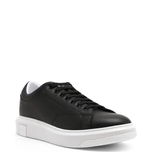 Armani Exchange Skórzane trampki ENGLISH - Trampki męskie - miniaturka - grafika 1