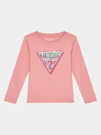 Bluzki damskie - Guess Bluzka K4RI30 K6YW1 Różowy Regular Fit - miniaturka - grafika 1