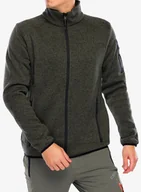 Bluzy sportowe męskie - Polar CMP Perl Jacket Knitted - olive/nero - miniaturka - grafika 1