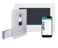 Wideodomofony - Wideodomofon WiFi Vidos M2010W-S2401-SKM z czytnikiem RFID - miniaturka - grafika 1