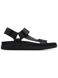 Clarks Skórzane sandały "Sunder Range" w kolorze czarnym - Sandały męskie - miniaturka - grafika 1