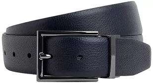 Hackett London Męski pasek dwustronny, Niebieski (granatowy/zielony), 32 - Paski - miniaturka - grafika 1