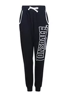 Spodenki męskie - Lonsdale Męskie spodnie do biegania, wąski krój Marldon, czarny, 4XL - miniaturka - grafika 1