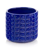 Donice - Ceramiczna Osłonka Na Doniczkę Cylinder Kobalt - miniaturka - grafika 1