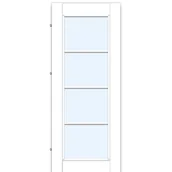 Drzwi wewnętrzne - Drzwi wewnętrzne pokojowe Loft Duo 10 białe 80 lewe (bierne) Voster - miniaturka - grafika 1