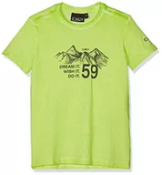 Koszulki dla chłopców - CMP CMP T-shirt chłopięcy 38t6874 beżowy bambus 110 38T6874 - miniaturka - grafika 1