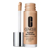 Podkłady do twarzy - Clinique Beyond Perfecting Foundation + Concealer silnie kryjący podkład i korektor w jednym 07 Cream Chamois 30ml - miniaturka - grafika 1