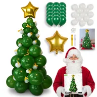 Choinki - Choinka Sztuczna Z Balonów Xxl 195Cm Ozdoba Świąteczna Diy Zrób To Sam 70W1 - miniaturka - grafika 1