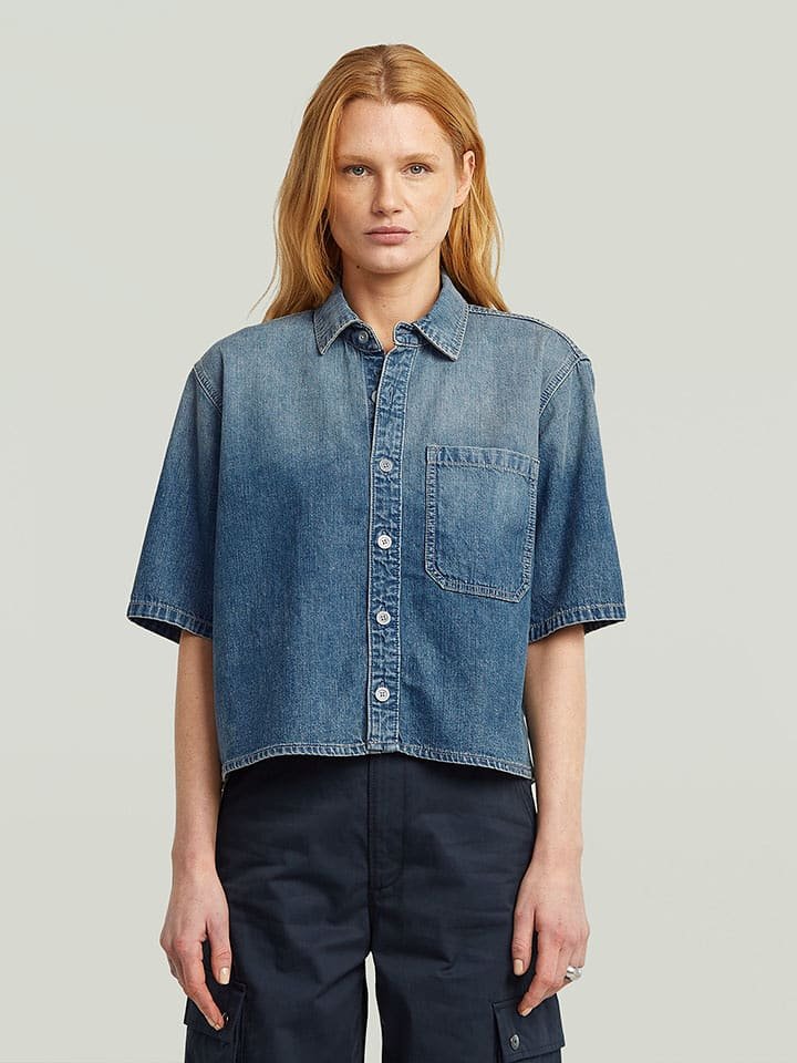 G-Star Koszula dżinsowa - Relaxed fit - w kolorze niebieskim
