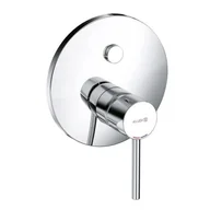 Baterie wannowe i prysznicowe - Kludi Bozz bateria wannowo-prysznicowa podtynkowa chrom 386590576 - miniaturka - grafika 1