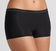 Majtki damskie - Sloggi Majtki Szorty Damskie Czarne Gładkie 42 S4M - miniaturka - grafika 1