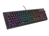 Klawiatury - KLAWIATURA DLA GRACZY GENESIS THOR 303 CZ/SK PODŚWIETLENIE RGB MECHANICZNA SILENT SWITCH CZARNA HOT - miniaturka - grafika 1