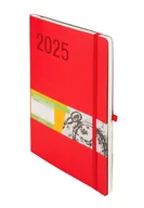 Kalendarze - Antra, Impresja, kalendarz 2025, B5, czerwony - miniaturka - grafika 1