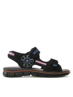 Buty dla chłopców - Primigi Sandały 3896000 S Czarny - miniaturka - grafika 1