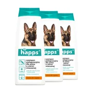 Szampony i odżywki dla psów - Bros Sp z o.o. Bros Sp z o.o HAPPS szampon pielęgnacyjny dla psów o sierści mieszanej 3 x 200ml 1514 - miniaturka - grafika 1