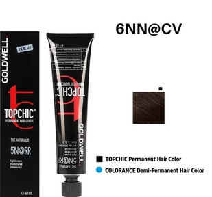 Goldwell Topchic 6NN@CV 60 ml - Farby do włosów i szampony koloryzujące - miniaturka - grafika 1
