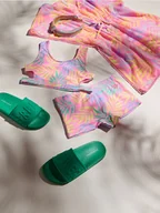 Stroje kąpielowe dla dziewczynek - Reserved - Dwuczęściowy strój kąpielowy we wzory - wielobarwny - miniaturka - grafika 1