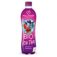Soki i napoje niegazowane - Hollinger (soki, napoje) NAPÓJ ICE TEA O SMAKU OWOCÓW LEŚNYCH BIO 500 ml - - miniaturka - grafika 1